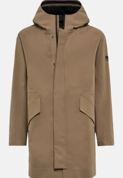 Blousons-Boggi Milano Parka En Tissu Technique Recyclé B Tech Taupe