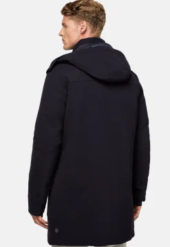 Blousons-Boggi Milano Parka En Tissu Technique Rembourré bleu marine