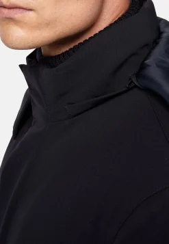 Blousons-Boggi Milano Parka En Tissu Technique Rembourré bleu marine