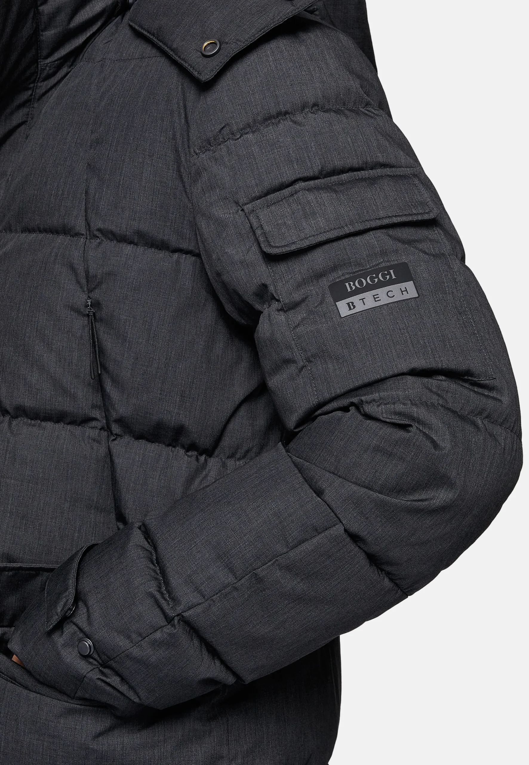 Blousons-Boggi Milano Parka En Tissu Technique Plume D'Oie BTech