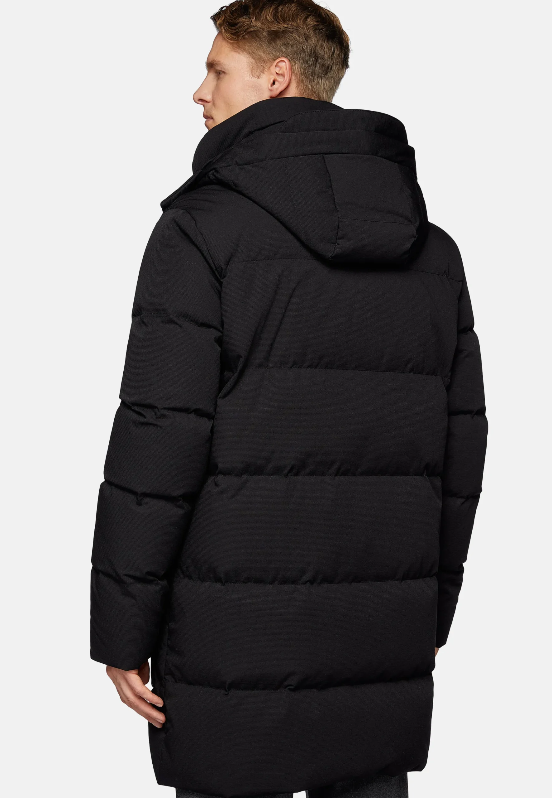 Blousons-Boggi Milano Parka Technique En Duvet Noir