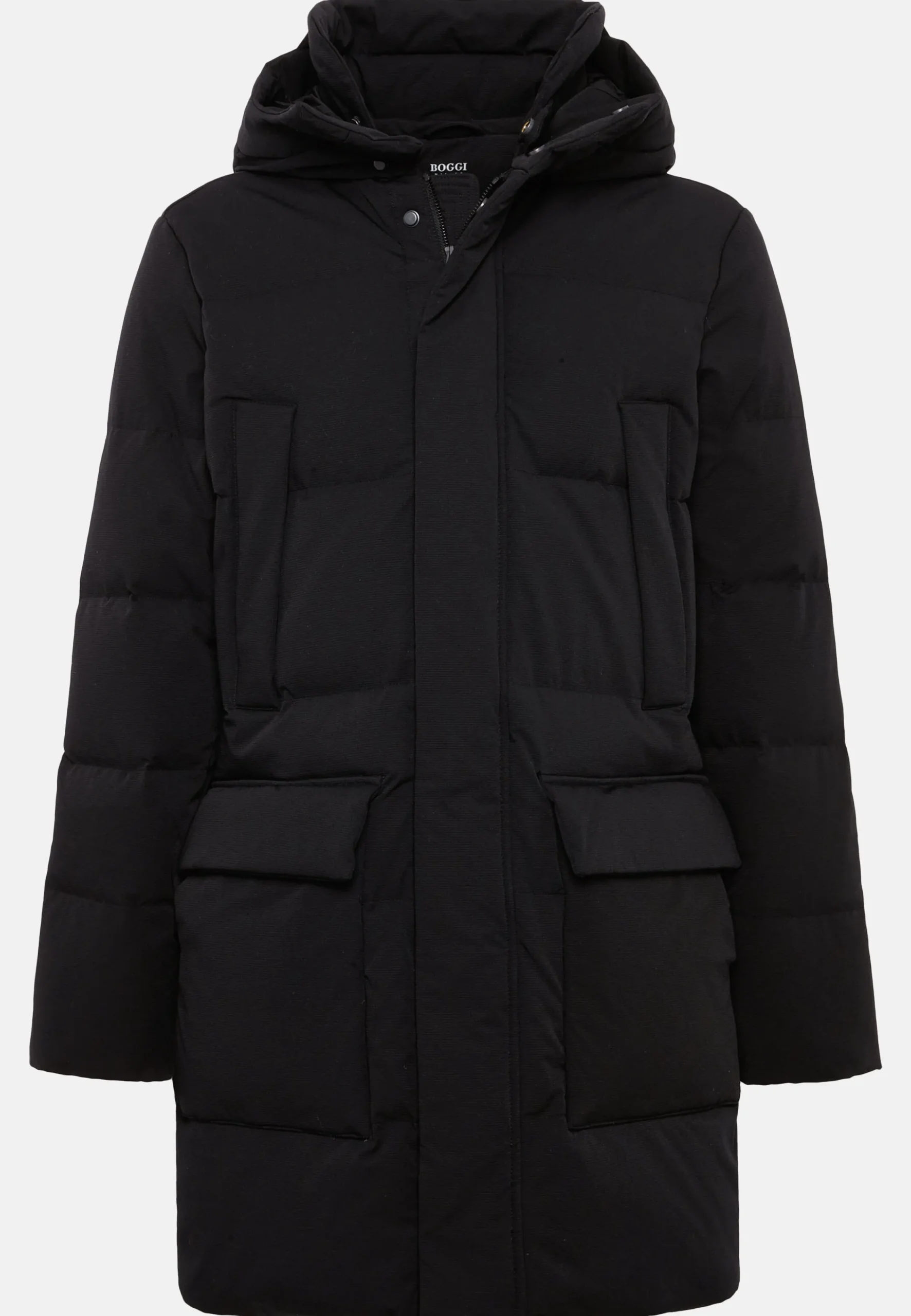 Blousons-Boggi Milano Parka Technique En Duvet Noir