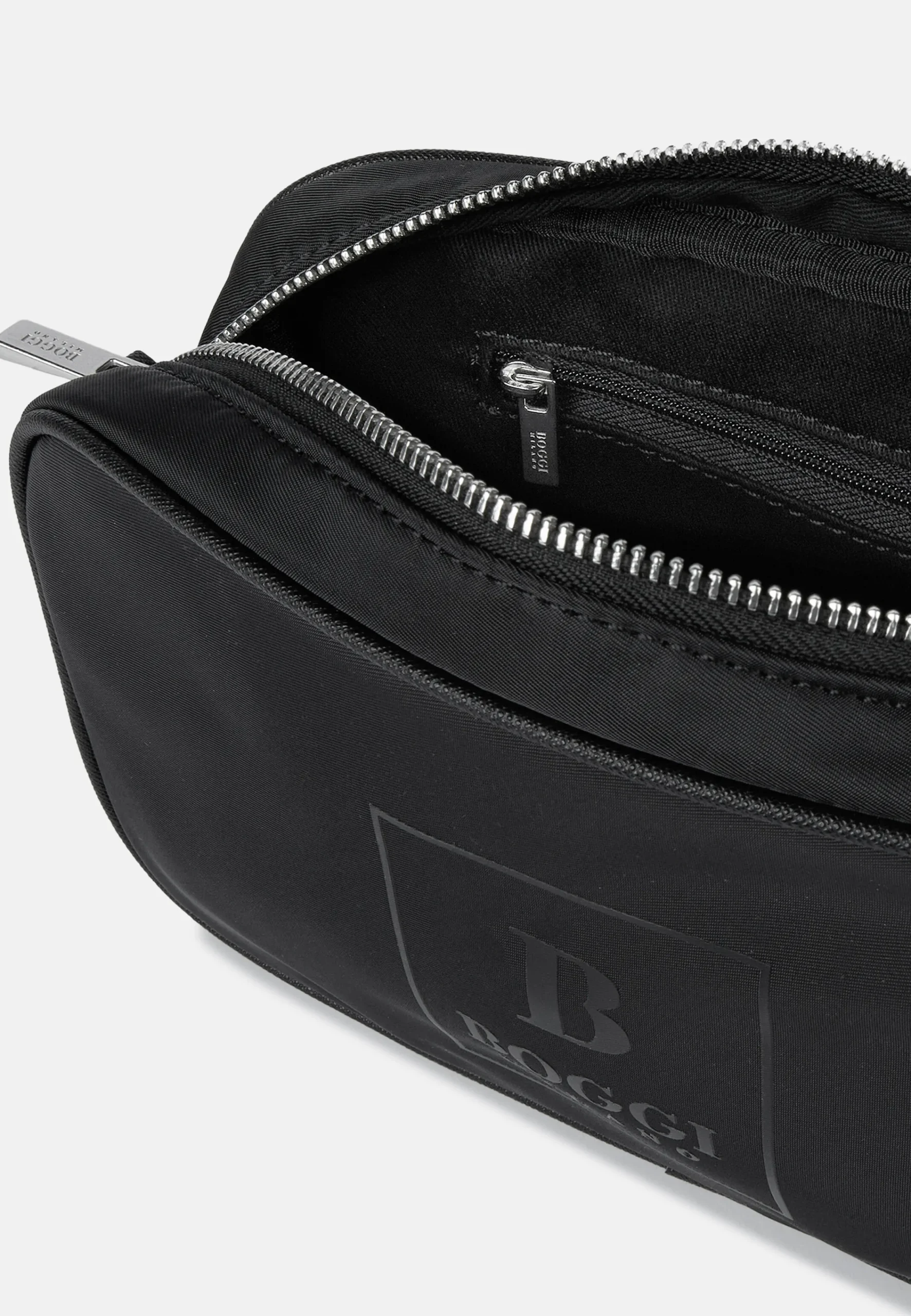 Petite Maroquinerie-Boggi Milano Pochette Clutch En Tissu Technique Noir