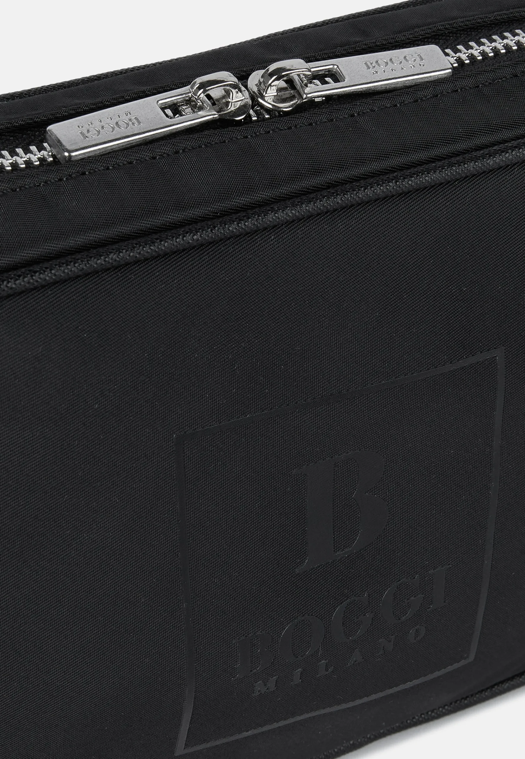 Petite Maroquinerie-Boggi Milano Pochette Clutch En Tissu Technique Noir