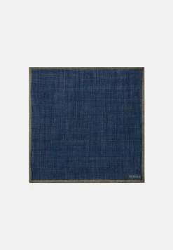 Mouchoir De Poche-Boggi Milano Pochette Motif Bord Contrasté En Laine