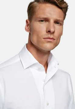 Chemises Polo-Boggi Milano Polo Chemise En Jersey Regular Fit Blanc
