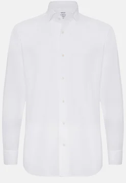 Chemises Polo-Boggi Milano Polo Chemise En Jersey Regular Fit Blanc