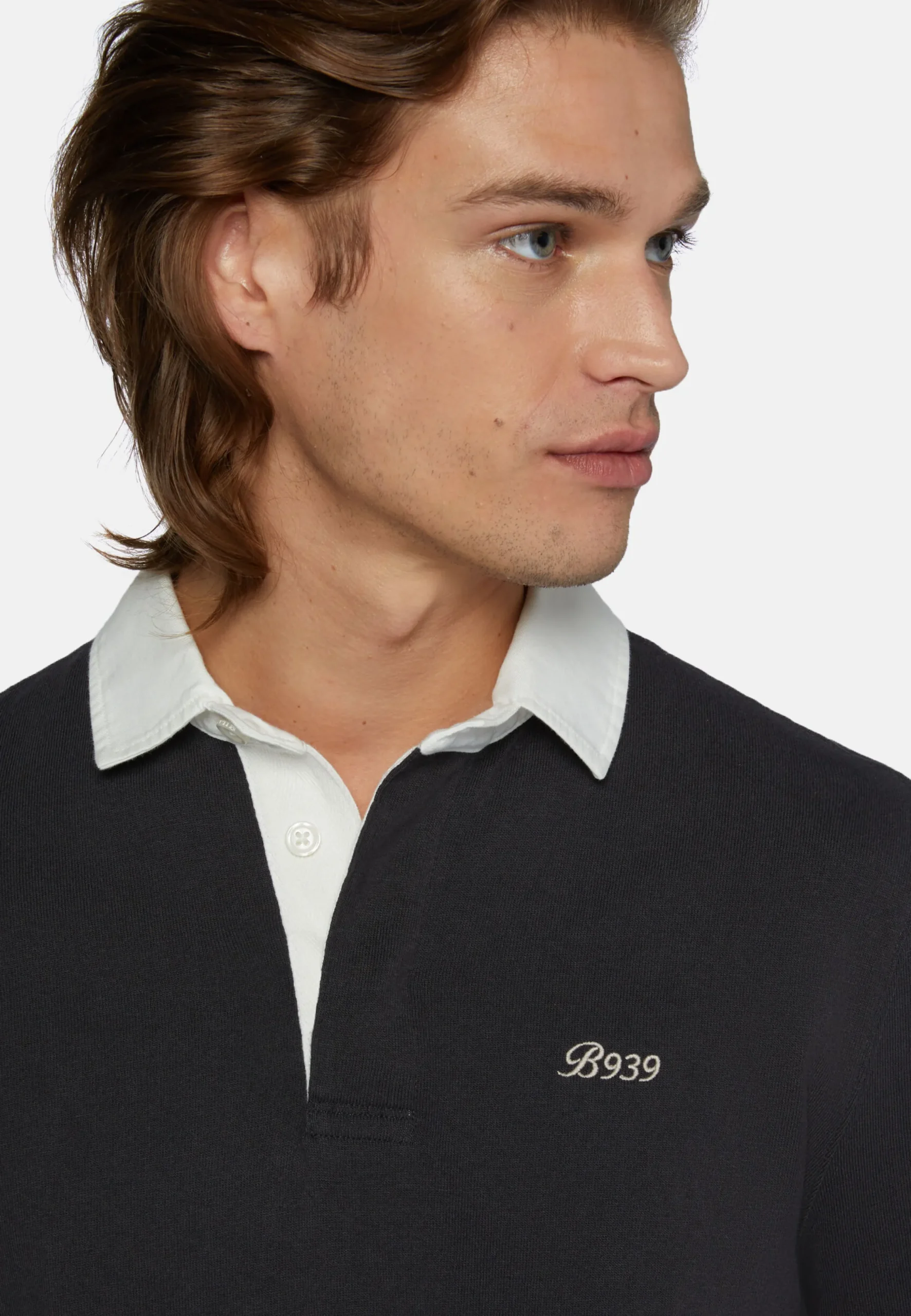Polos-Boggi Milano Polo En Coton Noir