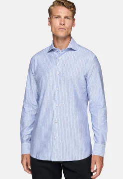 Chemises Polo-Boggi Milano Polo En Jersey De Coton Regular Fit Bleu clair