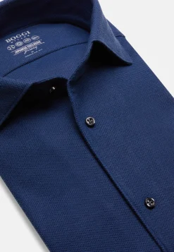 Chemises Polo-Boggi Milano Polo En Jersey Japonais Regular Fit bleu marine