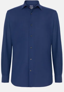 Chemises Polo-Boggi Milano Polo En Jersey Japonais Regular Fit bleu marine