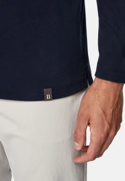 Polos-Boggi Milano Polo En Jersey Performant Coton Mélangé