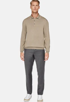 Tricots-Boggi Milano Polo En Laine Mérinos
