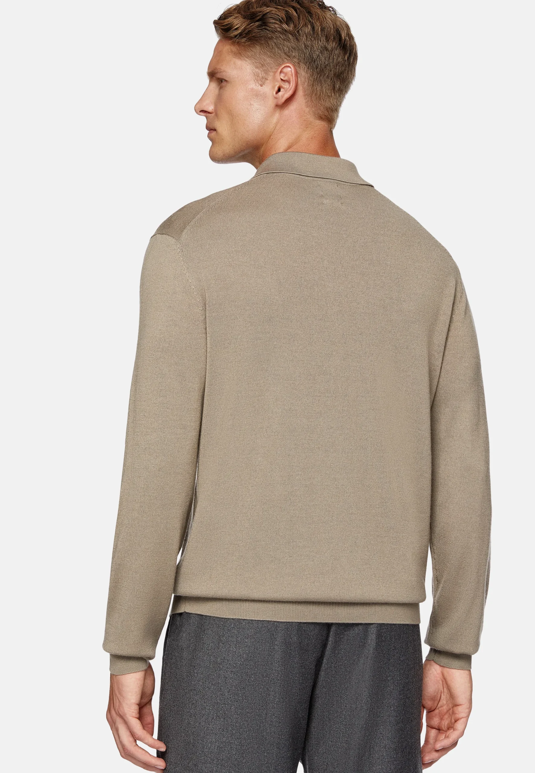 Tricots-Boggi Milano Polo En Laine Mérinos