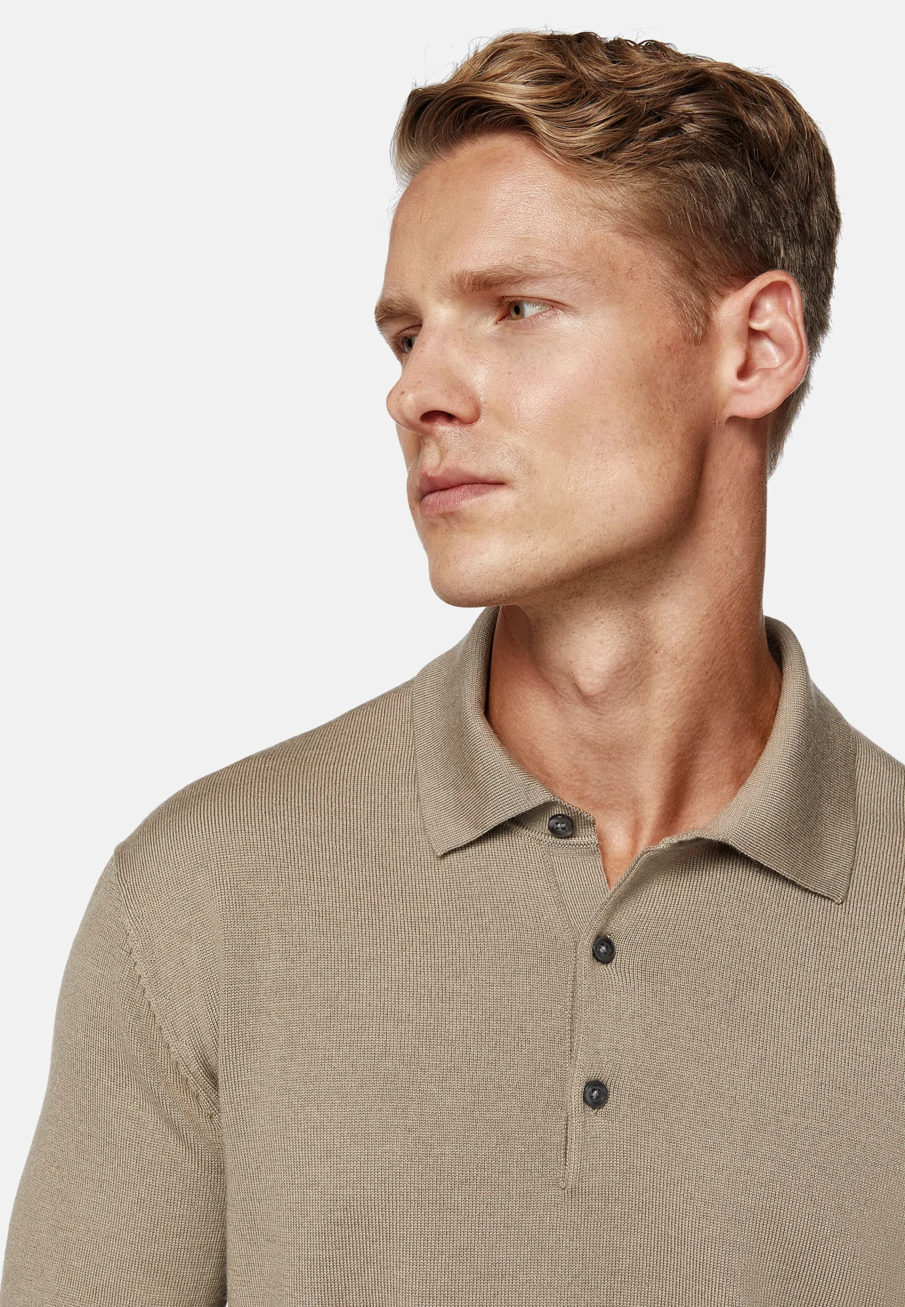 Tricots-Boggi Milano Polo En Laine Mérinos