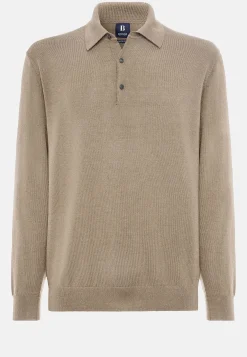 Tricots-Boggi Milano Polo En Laine Mérinos