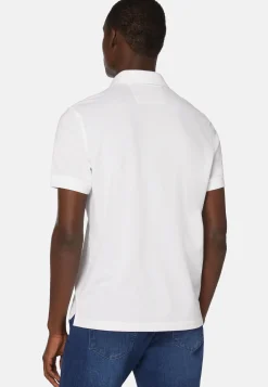 Polos-Boggi Milano Polo En Piqué De Coton Coupe Droite