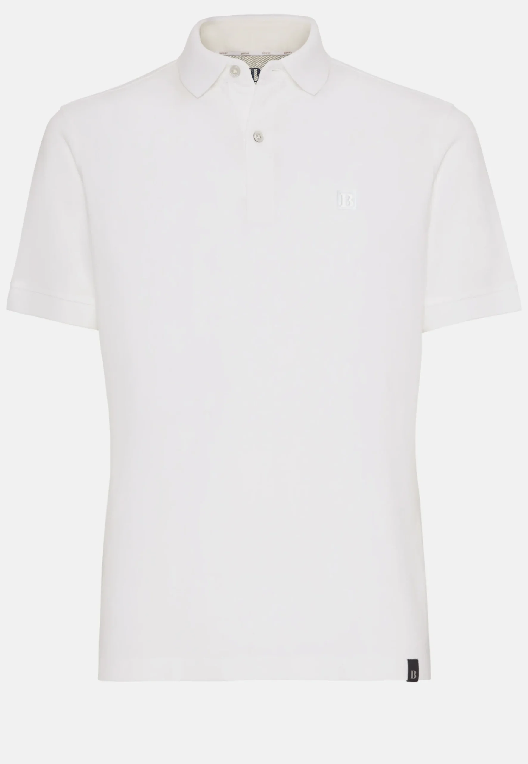 Polos-Boggi Milano Polo En Piqué De Coton Coupe Droite