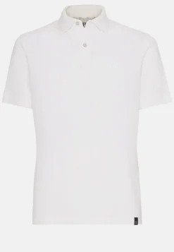 Polos-Boggi Milano Polo En Piqué De Coton Coupe Droite