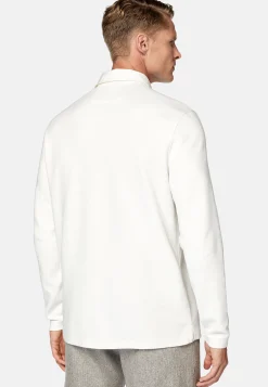 Polos-Boggi Milano Polo Rugby En Jersey De Coton Mélangé Regular Fit