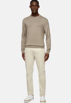 Tricots-Boggi Milano Pull Col Rond En Laine Mérinos