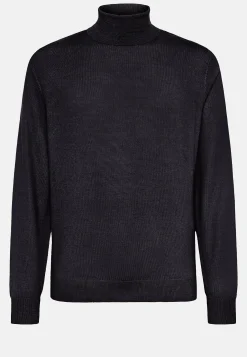 Tricots-Boggi Milano Pull Col Roulé En Laine Mérinos