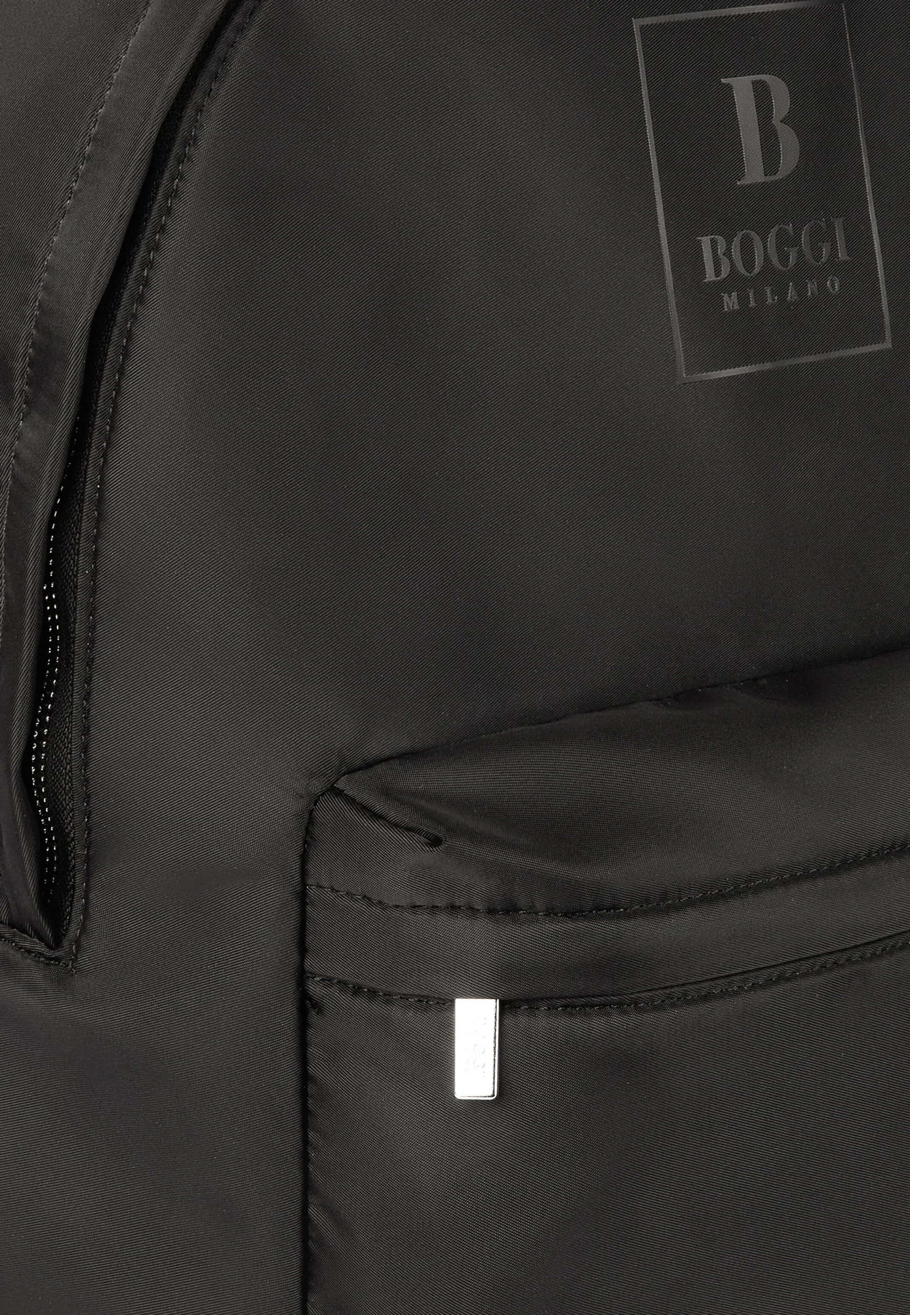 Sacs À Dos Et Trolleys-Boggi Milano Sac À Dos En Tissu Technique Noir