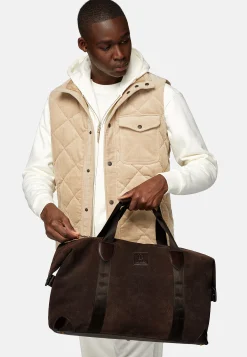 Sacs À Dos Et Trolleys-Boggi Milano Sac De Voyage En Daim Marron