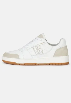 Sneakers-Boggi Milano Sneakers hes En Cuir Avec Macro Logo Blanc