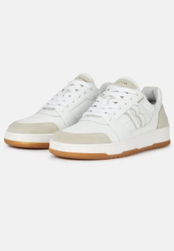 Sneakers-Boggi Milano Sneakers hes En Cuir Avec Macro Logo Blanc