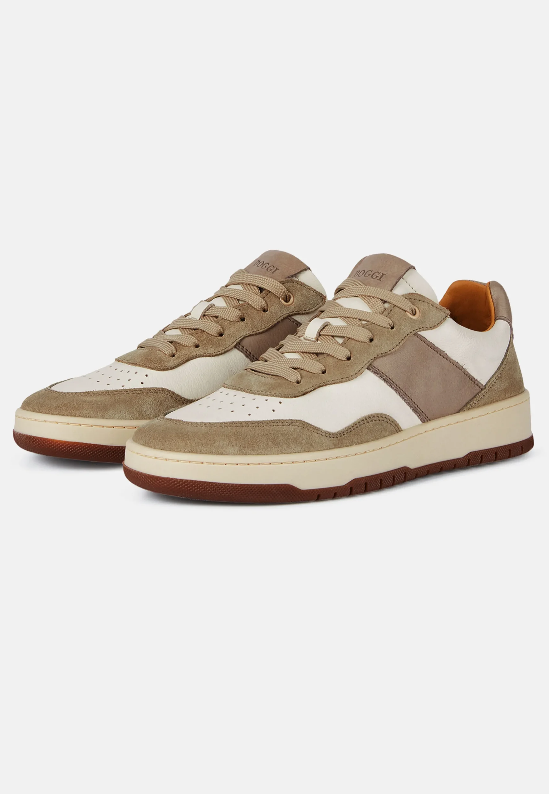 Sneakers-Boggi Milano Sneakers En Cuir Beige
