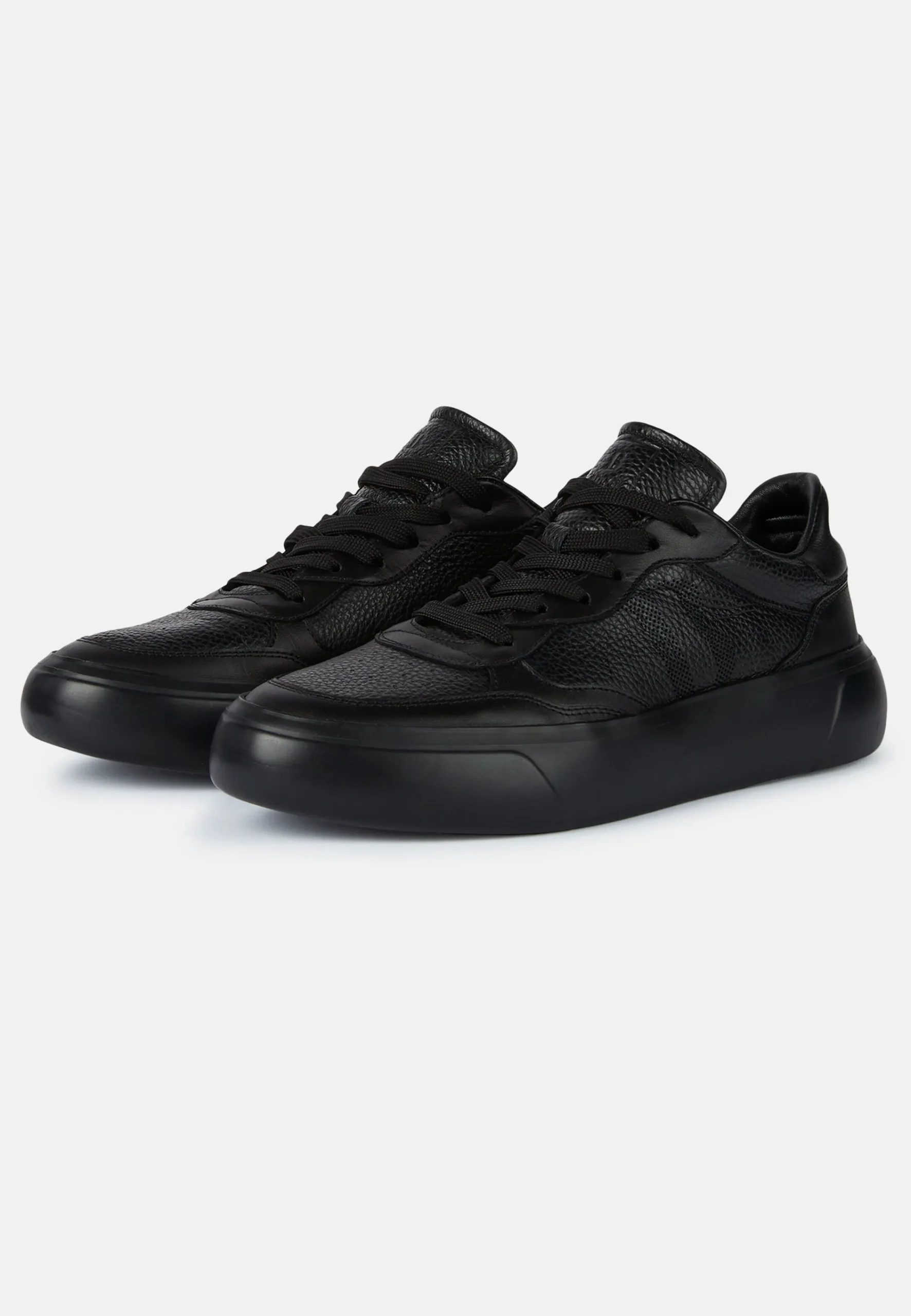 Sneakers-Boggi Milano Sneakers En Cuir Foulonné Avec Logo