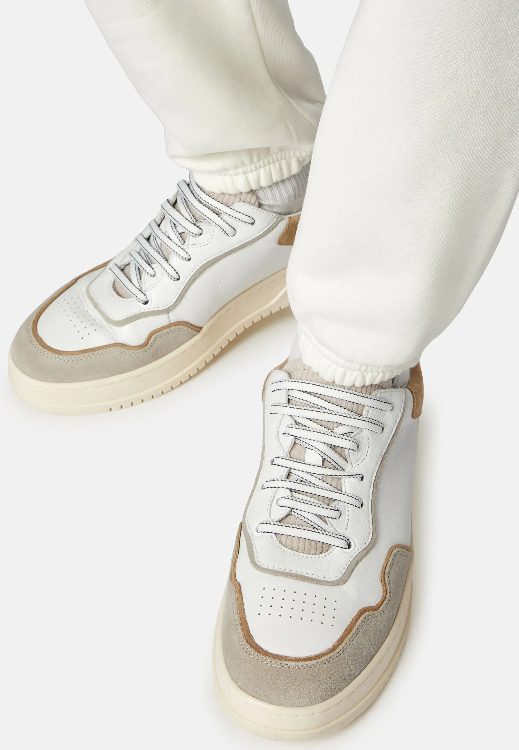 Sneakers-Boggi Milano Sneakers Mix Cuir Et Velours