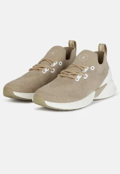 Sneakers-Boggi Milano Sneakers Willow Beiges En Fil Recyclé
