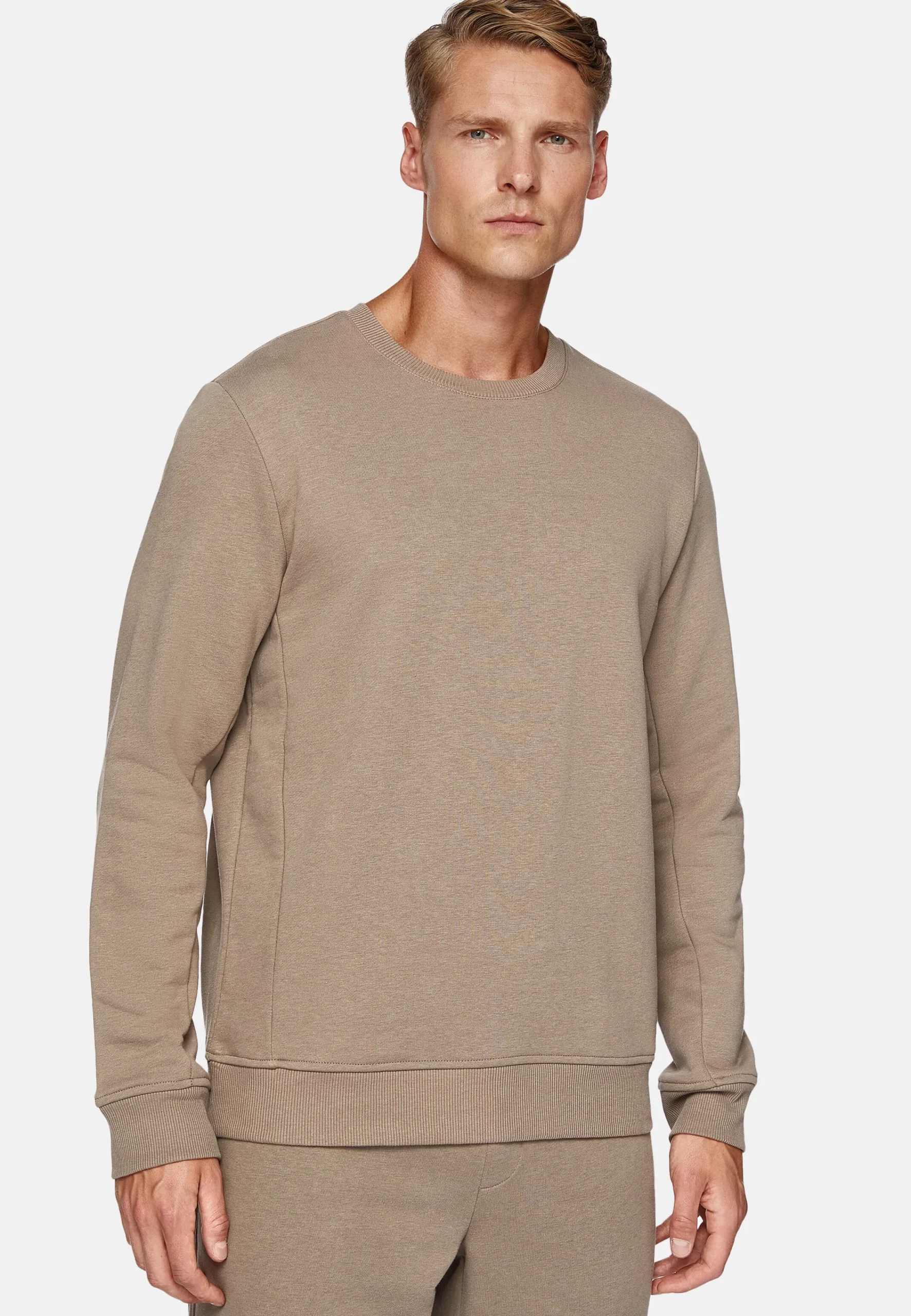 Sweats Et Joggings-Boggi Milano Sweat À Col Rond En Coton Mélangé