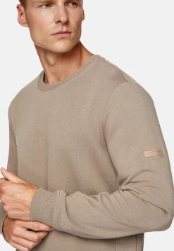 Sweats Et Joggings-Boggi Milano Sweat À Col Rond En Coton Mélangé