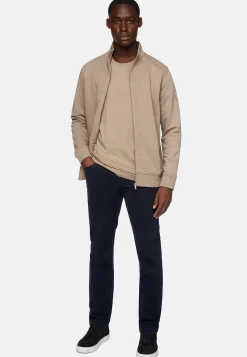 Sweats Et Joggings-Boggi Milano Sweat Full Zip En Coton Mélangé