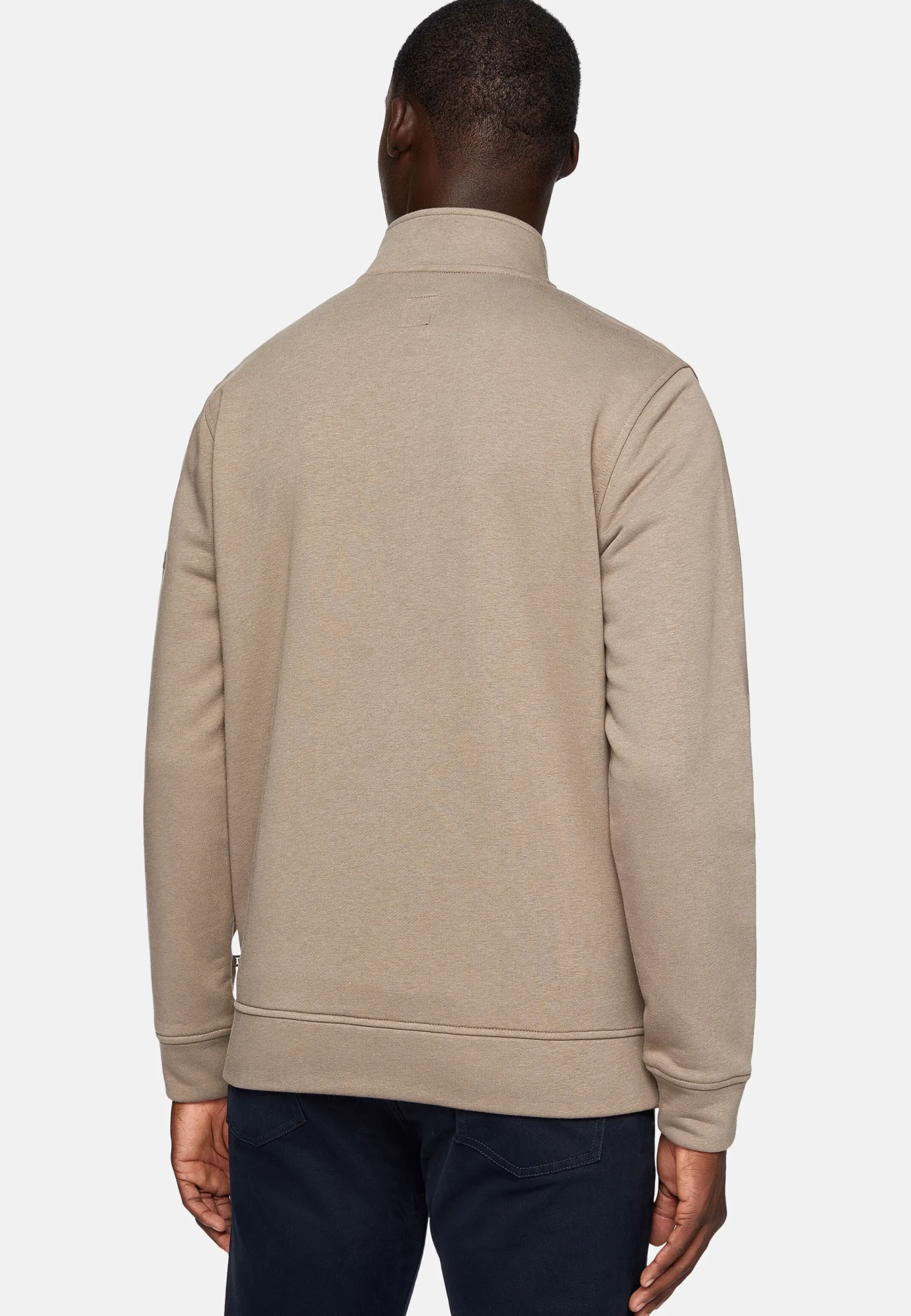 Sweats Et Joggings-Boggi Milano Sweat Full Zip En Coton Mélangé