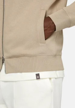 Sweats Et Joggings-Boggi Milano Sweat-Shirt Full Zip Avec Col Montant En Coton