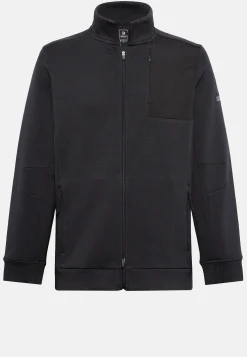 Sweats Et Joggings-Boggi Milano Sweat-Shirt Full Zip En Mélange Coton Et Scuba Léger