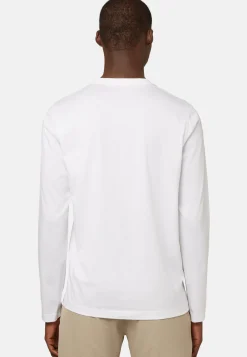 T-Shirts-Boggi Milano T-shirt À Manches Longues En Jersey De Coton Pima