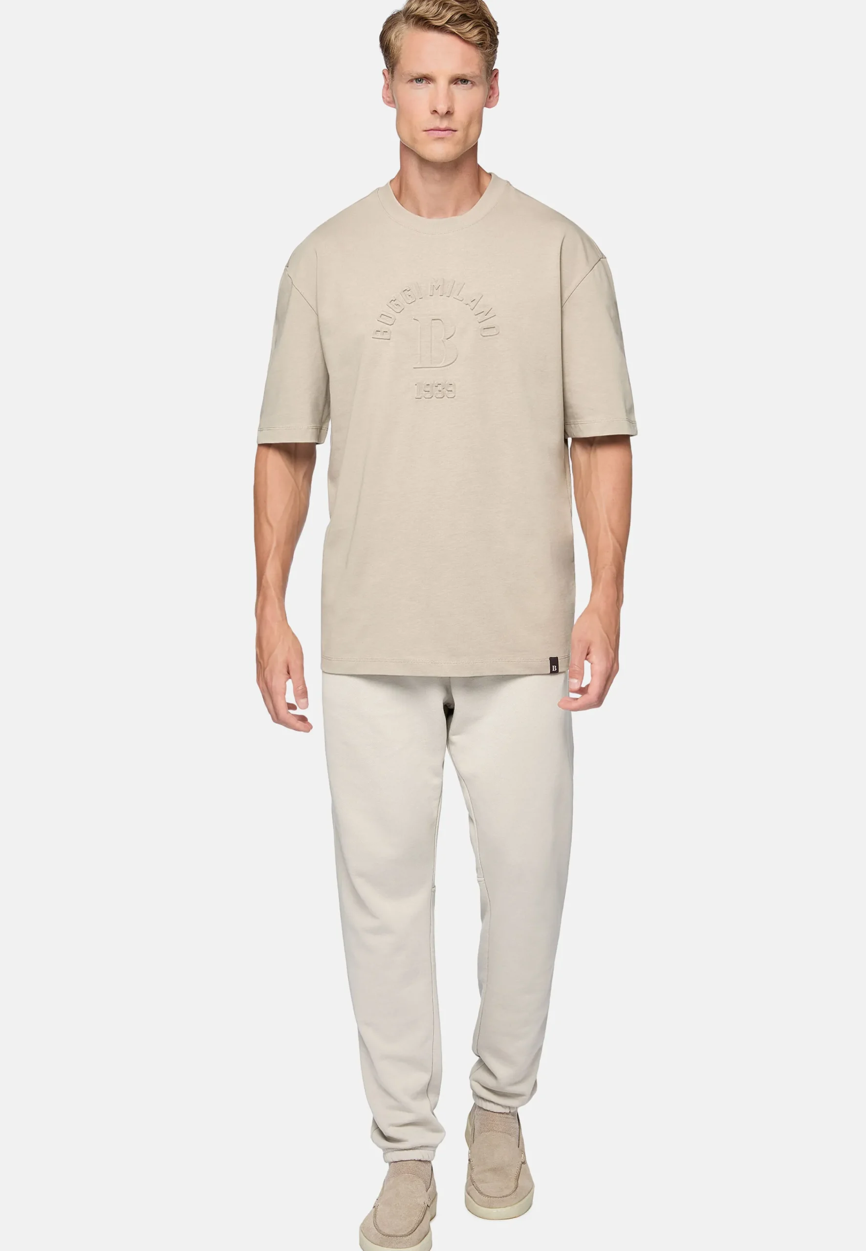 T-Shirts-Boggi Milano T-shirt En Coton Bio Mélangé
