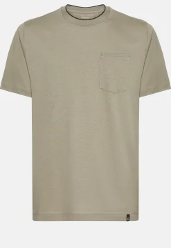 T-Shirts-Boggi Milano T-Shirt En Jersey De Coton Et Tencel