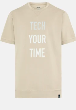 T-Shirts-Boggi Milano T-shirt En Piqué Performant