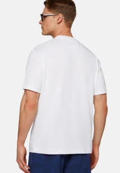 T-Shirts-Boggi Milano T-shirt En Piqué Performant