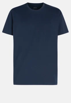 Sous-Vêtements Et Pyjamas-Boggi Milano T-shirt Pyjama En Viscose Mélangée bleu marine