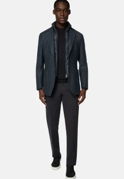 Vestes-Boggi Milano Veste Avec Gilet En Laine Mélangée