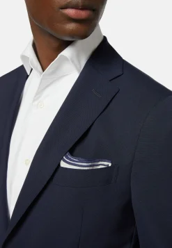 Vestes-Boggi Milano Veste Bleue Travel En Laine