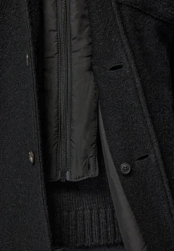 Surchemise & Shirt Jackets|Vestes-Boggi Milano Veste Chemise Blink En Laine Avec Plastron Noir