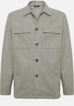 Surchemise & Shirt Jackets-Boggi Milano Veste Chemise Link En Flanelle De Laine